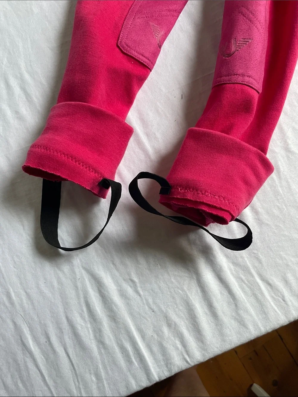 NWT Tuffrider Pants Equestrian Riding Breeches Leggings Size 8 Pink Horse Girl